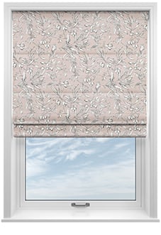 Aviary Velvet, Serenity - Motorised Roman Blind